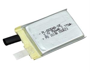 Polymer Li-Ion Cell: 3.7V, 750mAh (603048-10C) 2.7Wh, 7.5A rate - UN38.3 Passed Questions & Answers