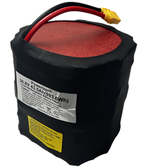 Custom Li-Ion 18650 Battery: 28.8V 43.5Ah (993.6Wh, 12A rate, NCR18650GA) Questions & Answers